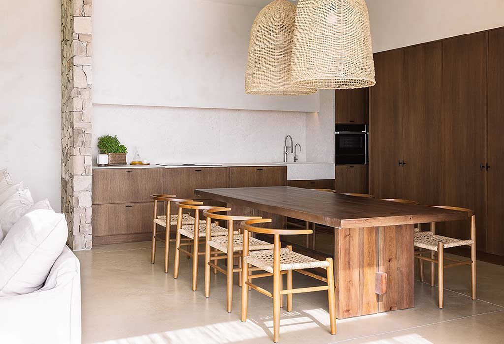 kitchen area dining room house calm barcelona