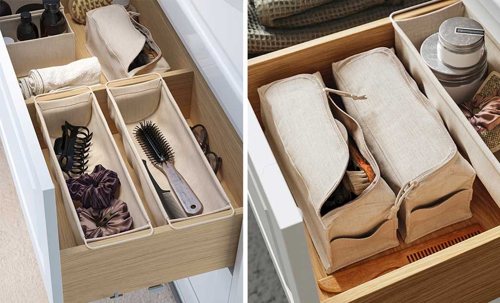 organizer cassetti bagno