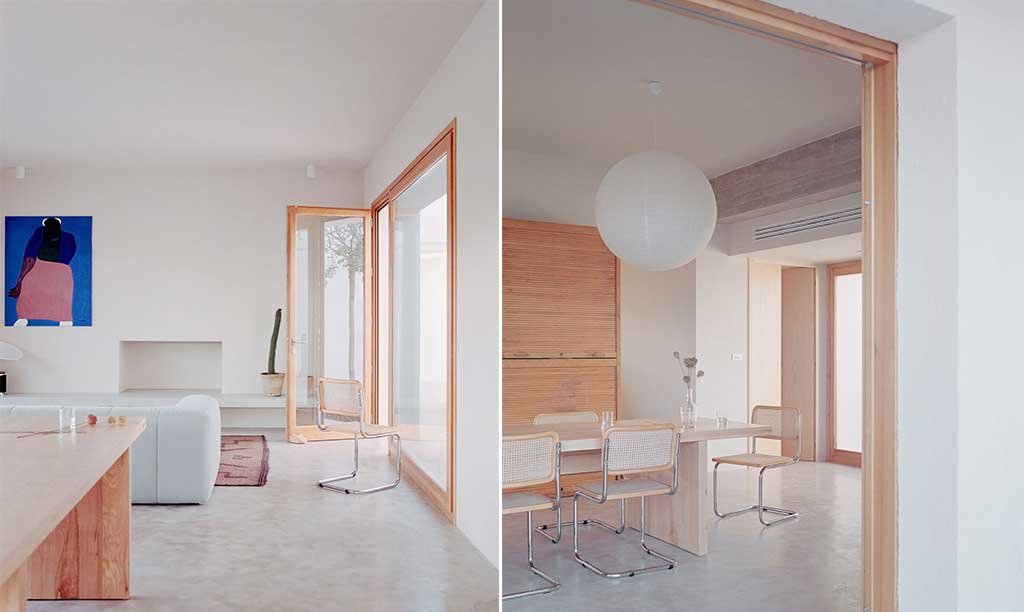 zona living e area relax villa ostuni