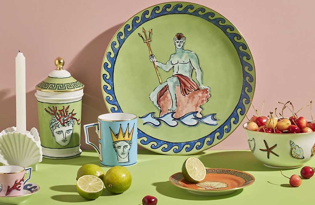 ginori ceramiche viaggio nettuno decorazione