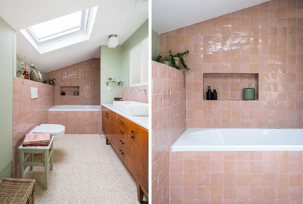 bagno ristrutturato piastrelle