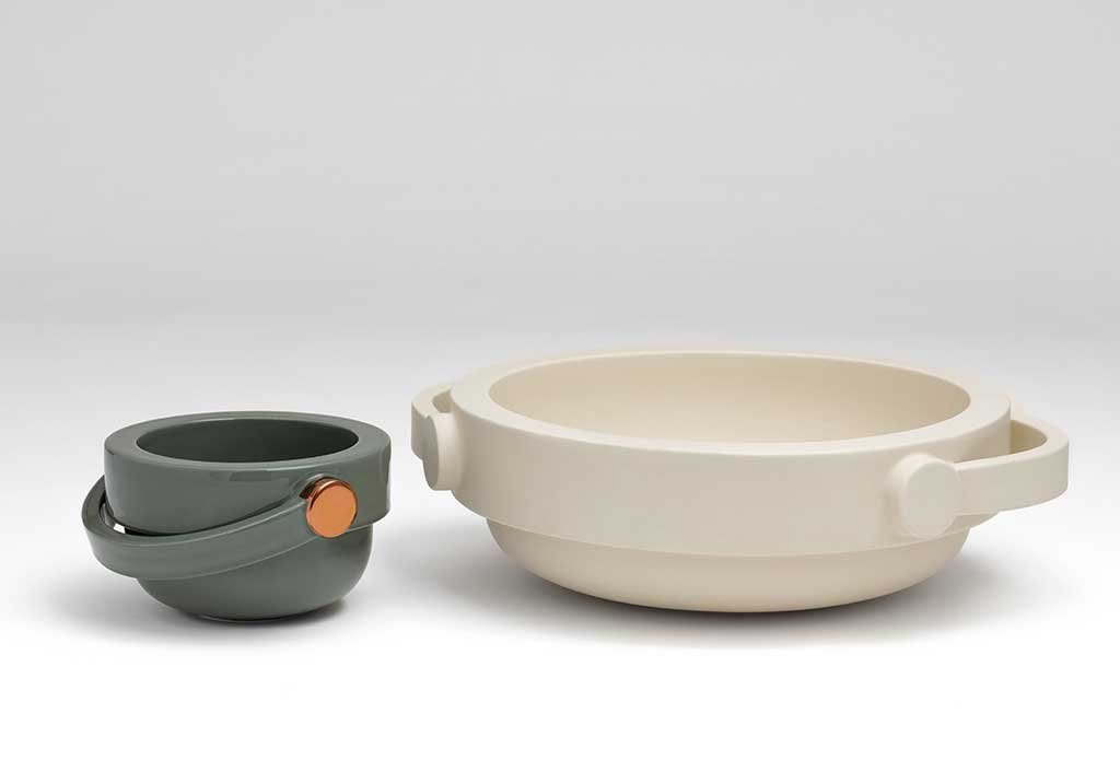 centrotavola in ceramica design