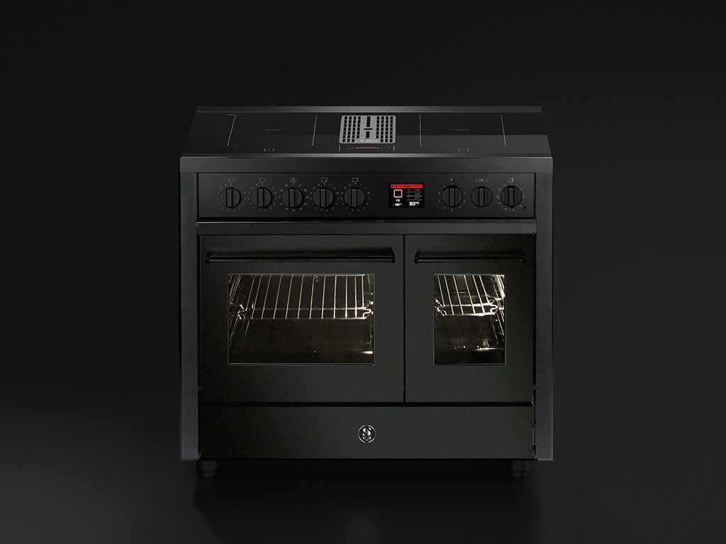 cucina libera installazione piano induzione e forno doppio
