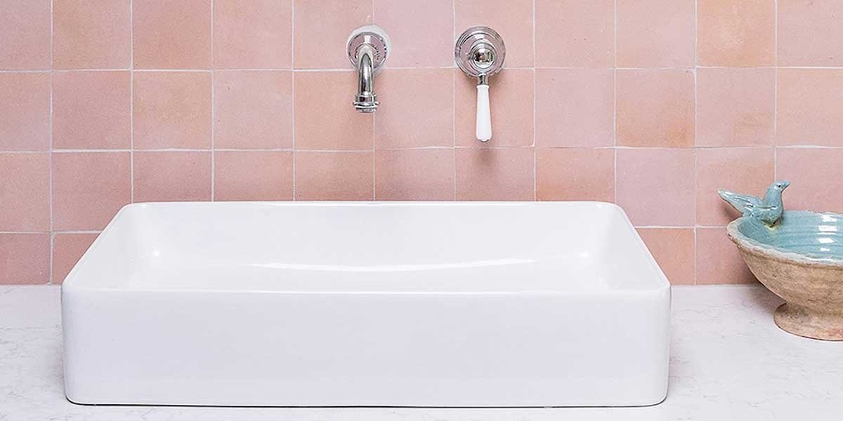lavabo rettangolare appoggio