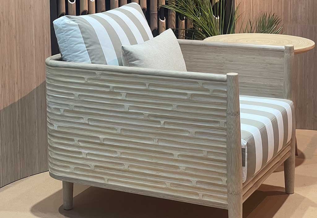 poltroncina legno bamboo
