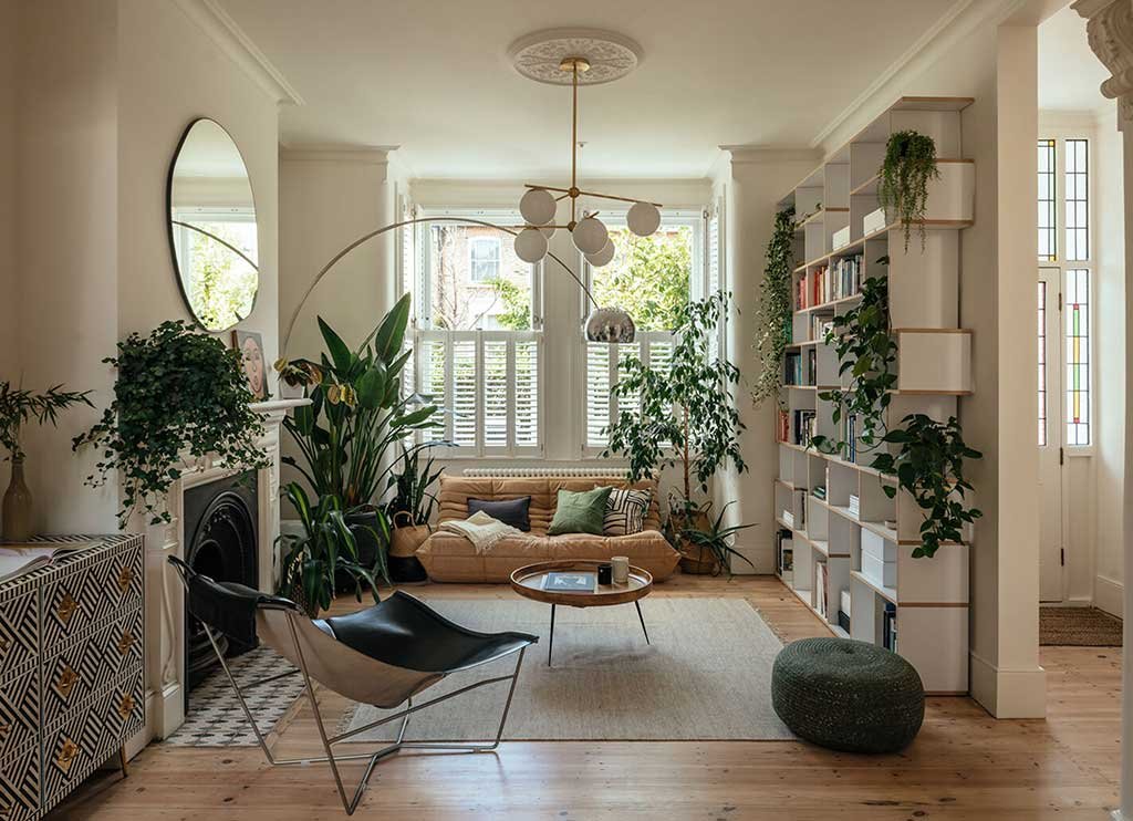 salotto contemporaneo casa inglese