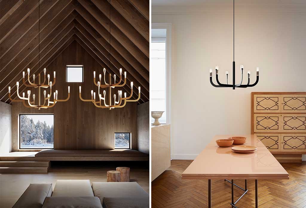 lampadario stilizzato moderno