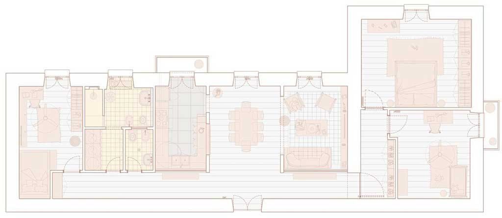 planimetria appartamento villa fiorelli