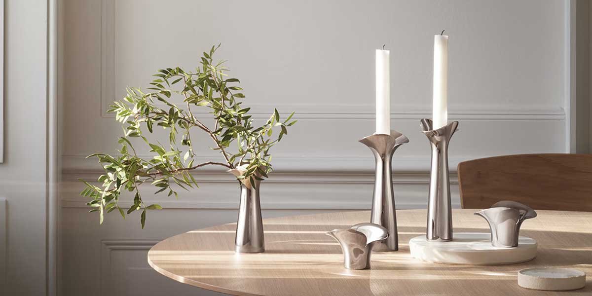 candelieri tavola forma petalo