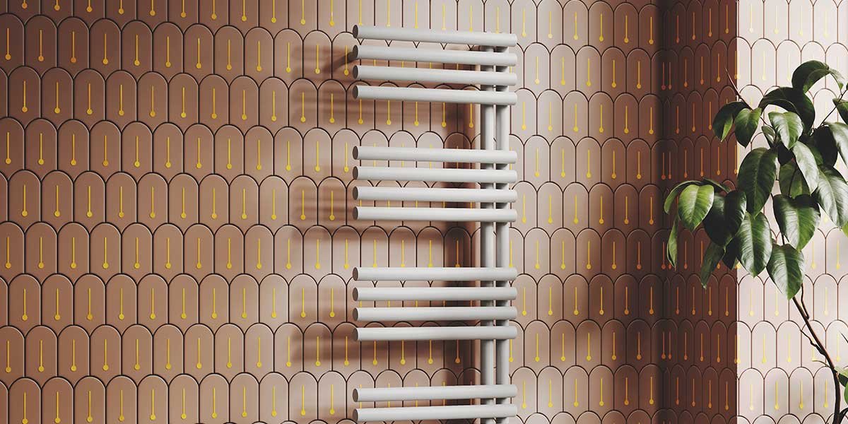 termoarredo porta asciugamani verniciato bagno