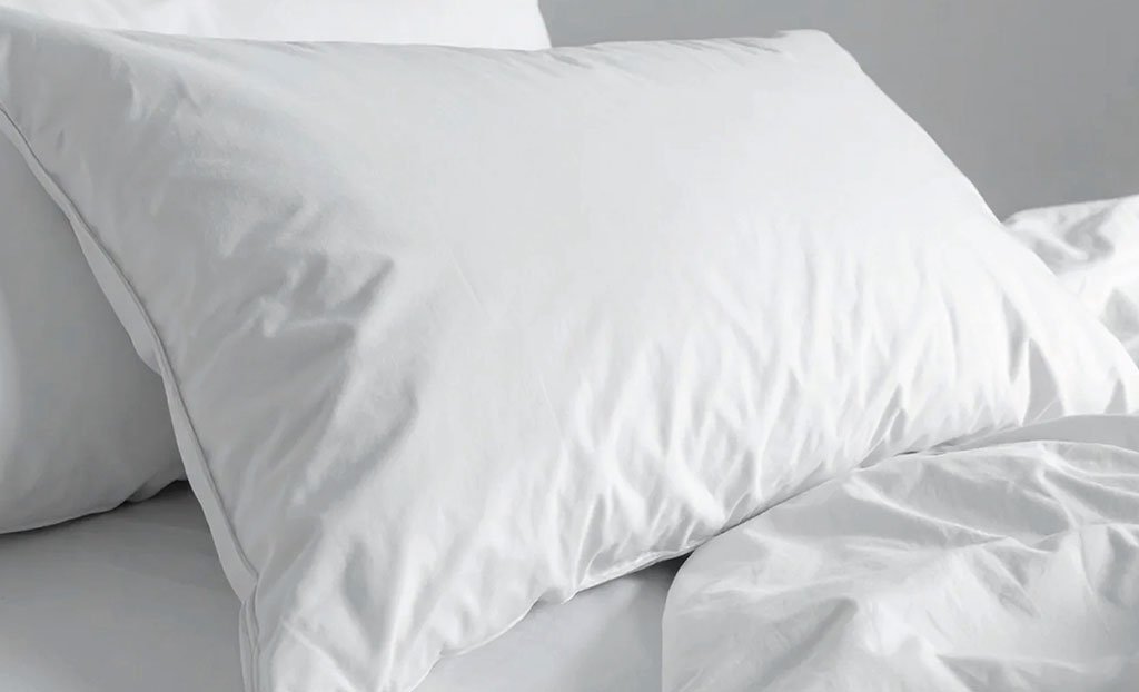 guanciale con microsfere di lana e rivestimento in cotone