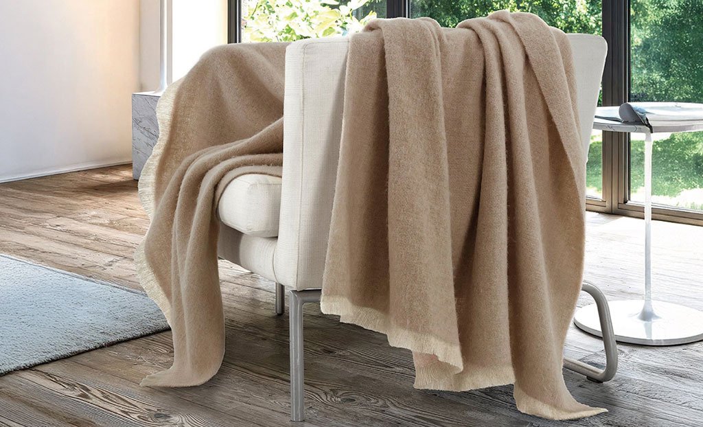 plaid misto lana caldo e morbido