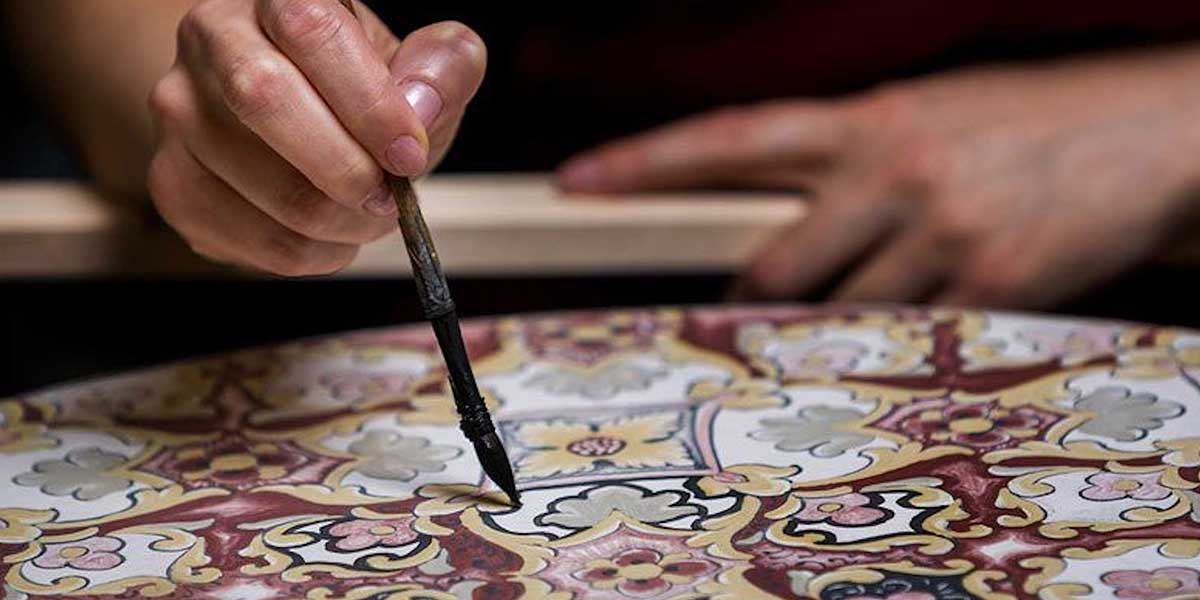 laboratorio-tassi-maioliche dipinte a mano