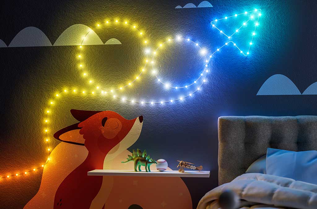 striscia led stelle stanza bambini