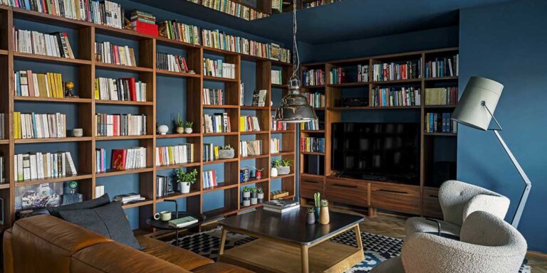 libreria-angolare-living