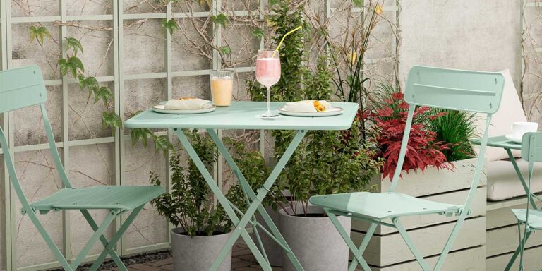 tavolino-e-sedie-outdoor color acquamarina