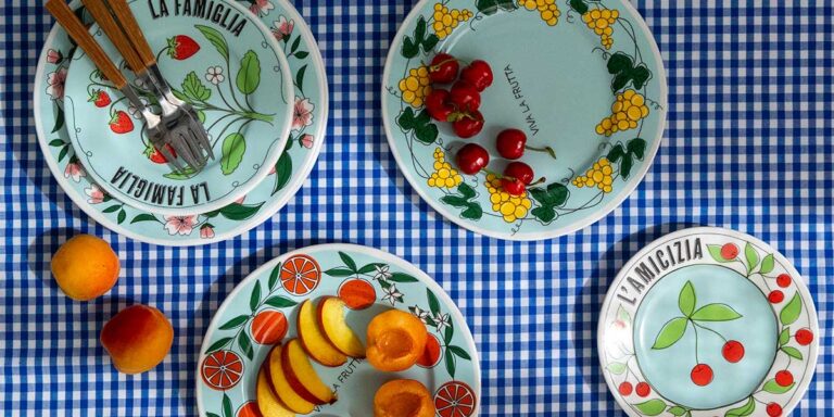 piatti-decorati-artigianali grafica famiglia frutta