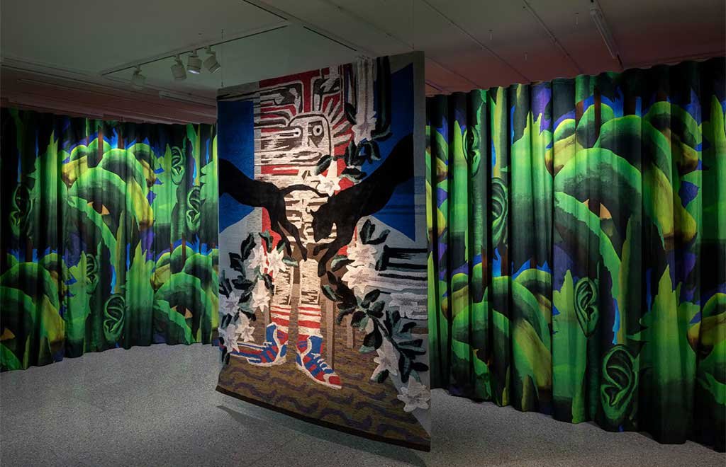 Mostra-monografica-“Christoph-Hefti---“The-Missing-Cat e altre storie tessili